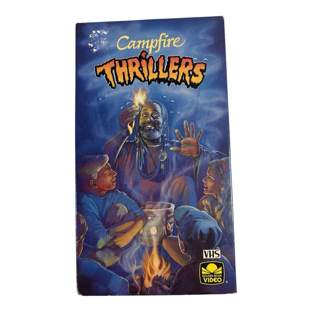Vintage Campfire Thrillers VHS Cassette Tape Golden Book Video Kids Movies 1990